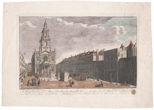 A Perspective View of St Mary's Church in the Strand